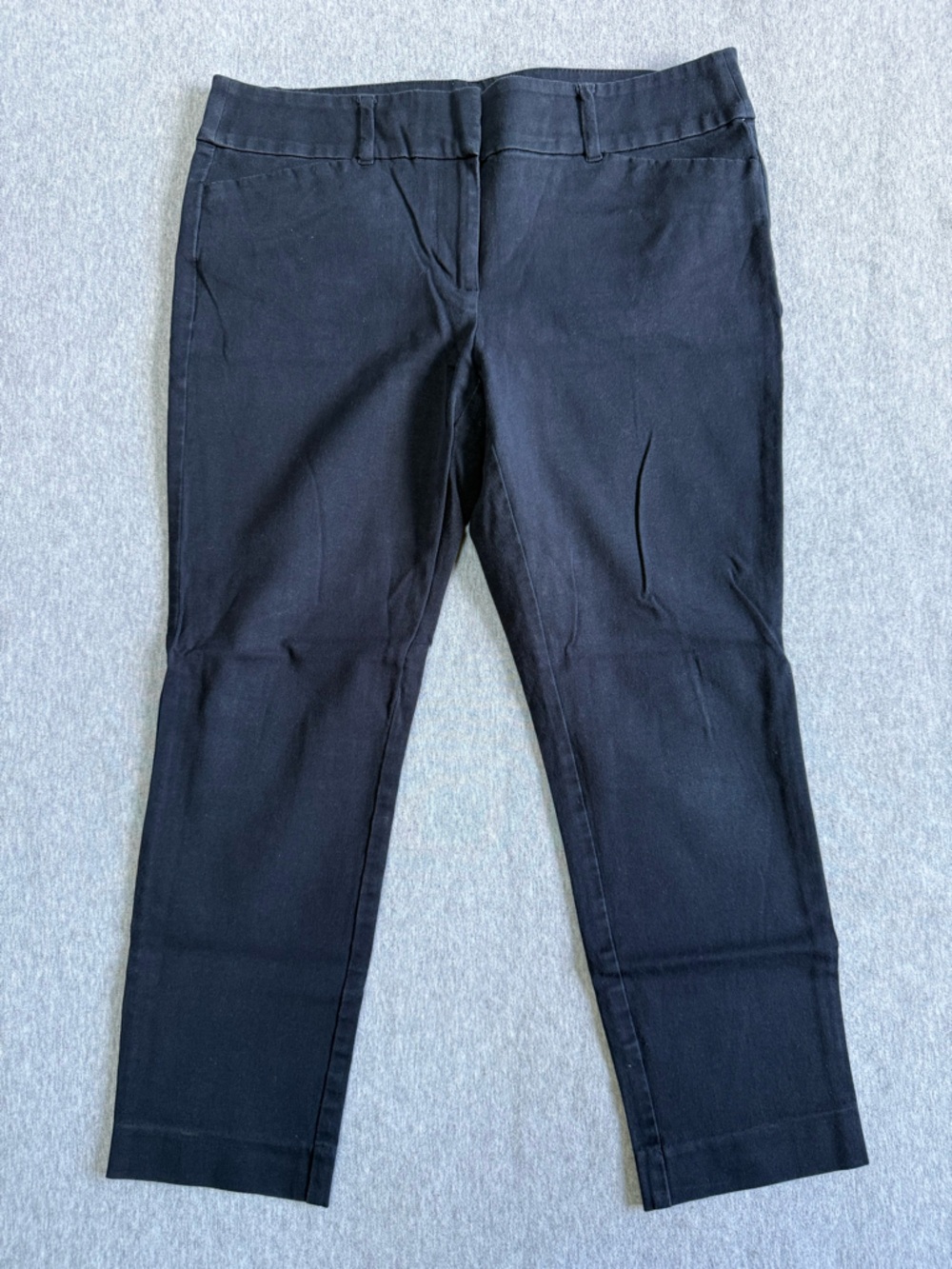 LOFT Navy Skinny Ankle Petite Pants
